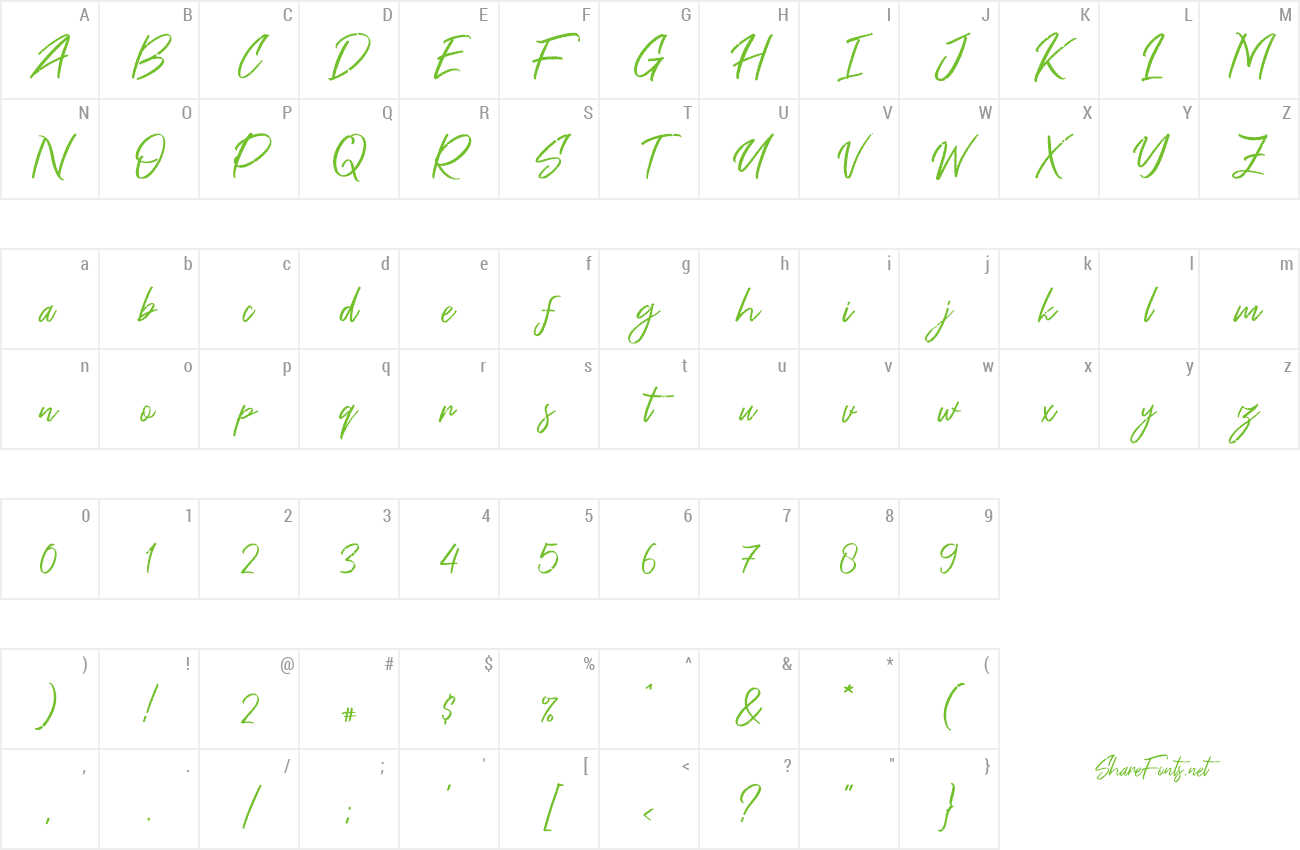 Font Free Pen preview